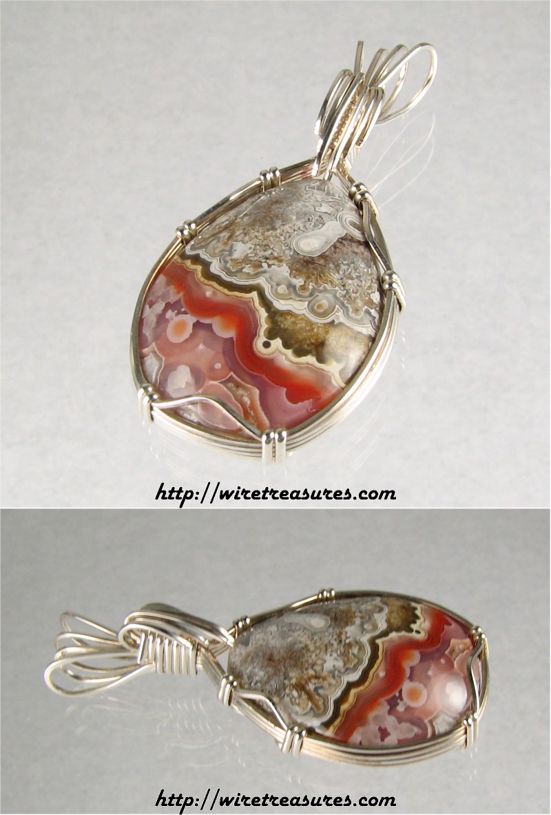 Lace Agate Pendant