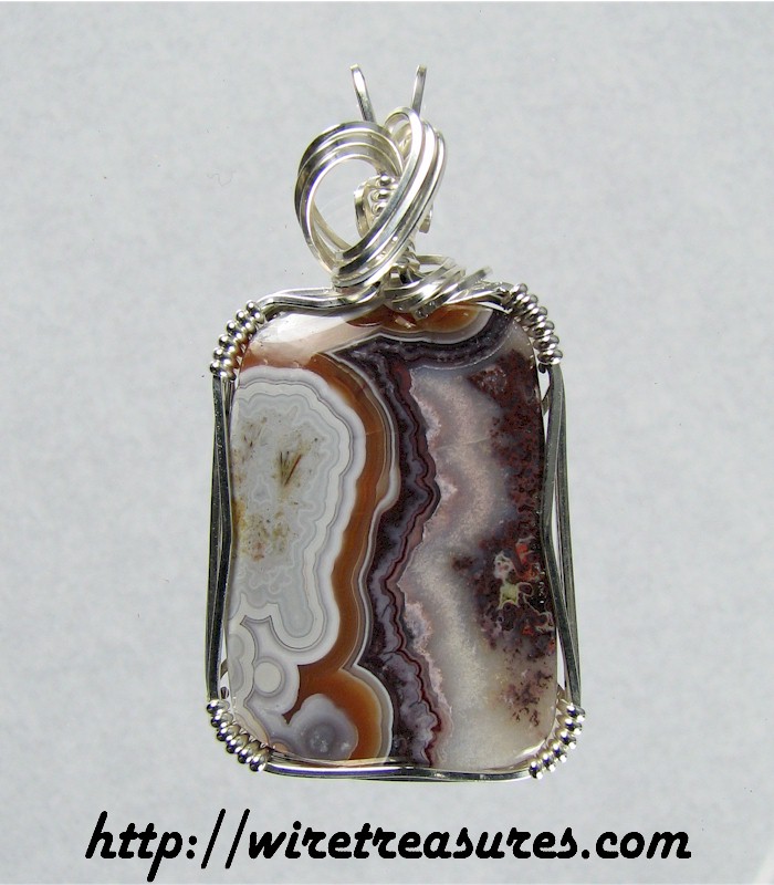 Lace Agate Pendant