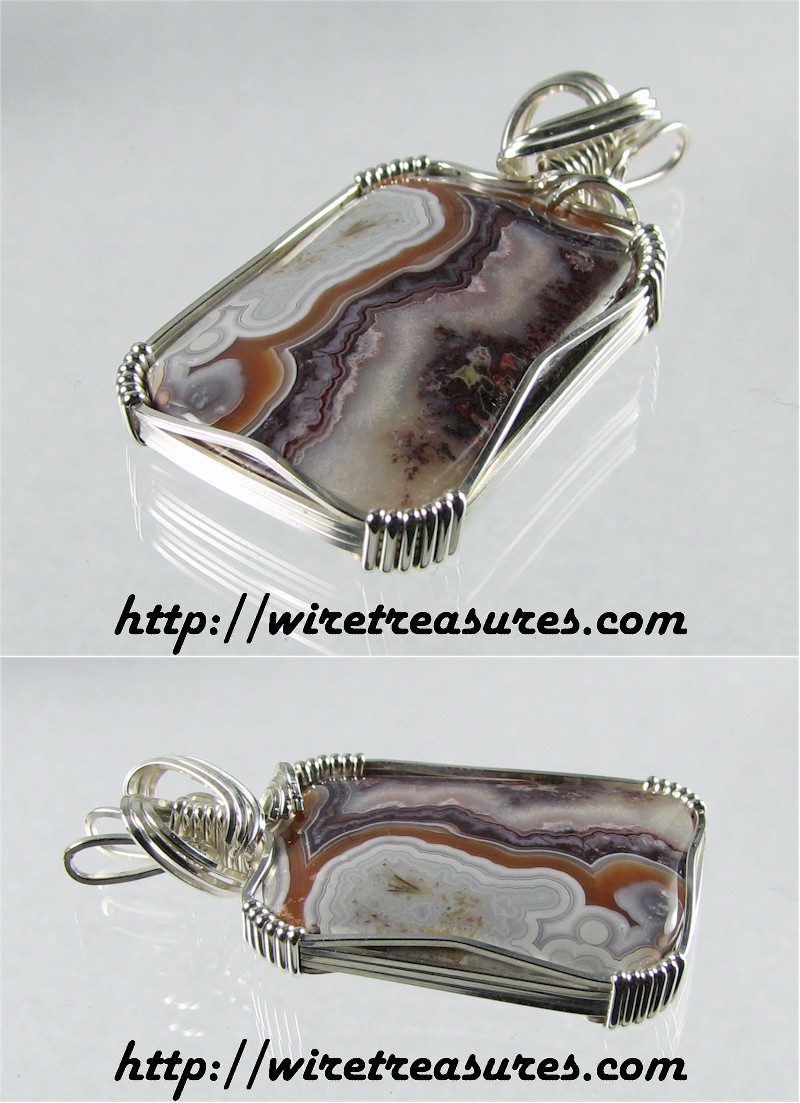 Lace Agate Pendant