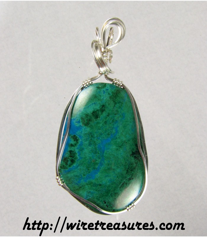 Chrysocolla & Malachite Pendant