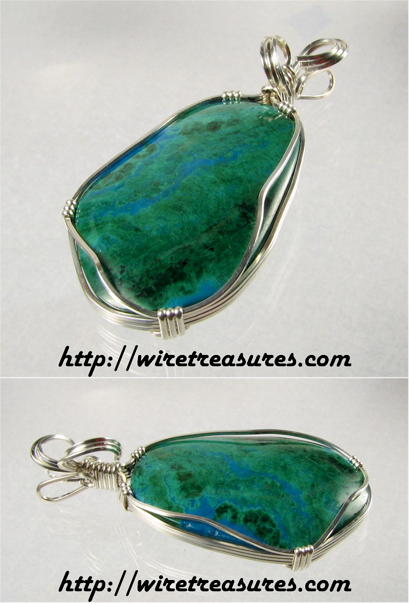 Chrysocolla & Malachite Pendant