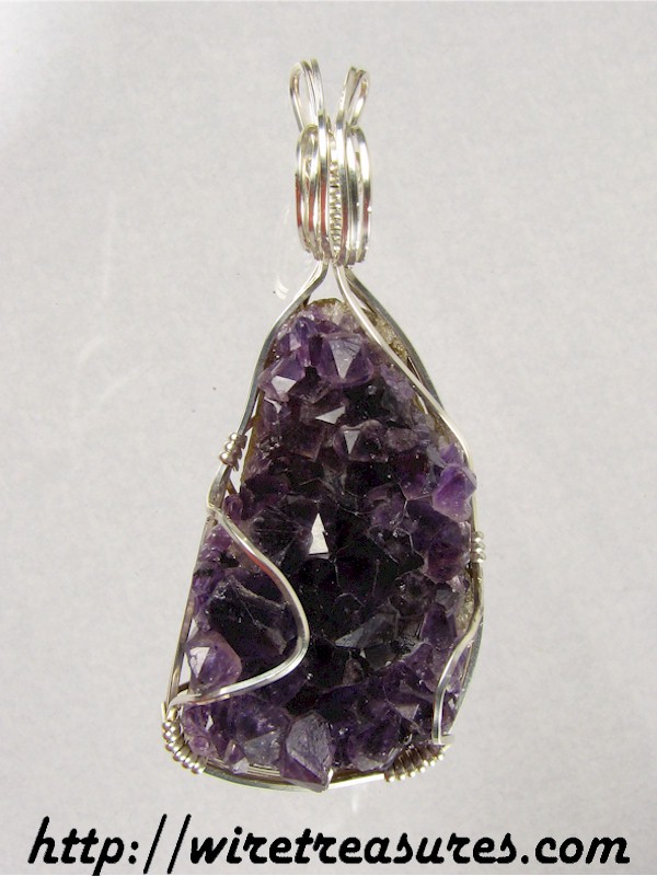 Amethyst Crystals Pendant