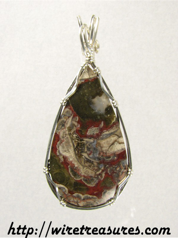 Mushroom Jasper Pendant