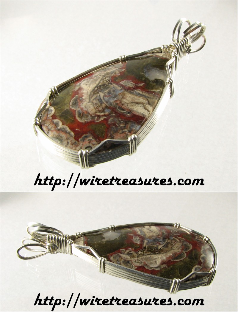 Mushroom Jasper Pendant