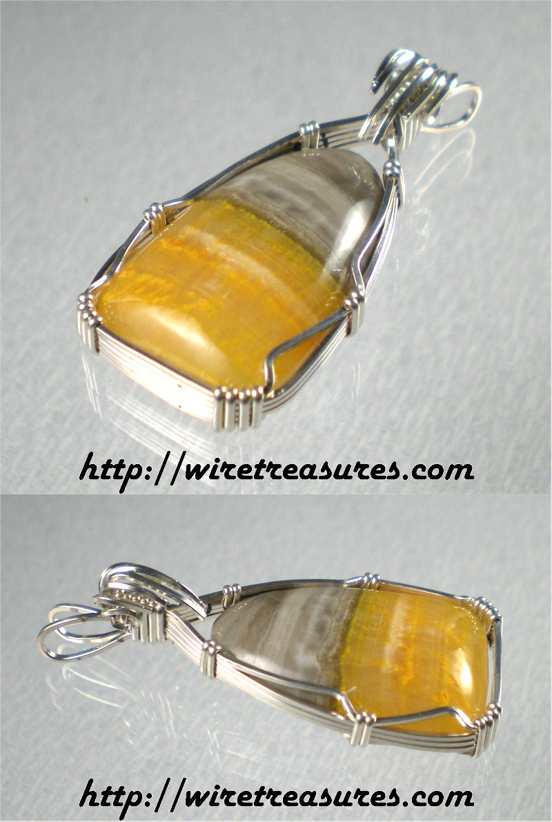 Bumblebee Jasper Pendant