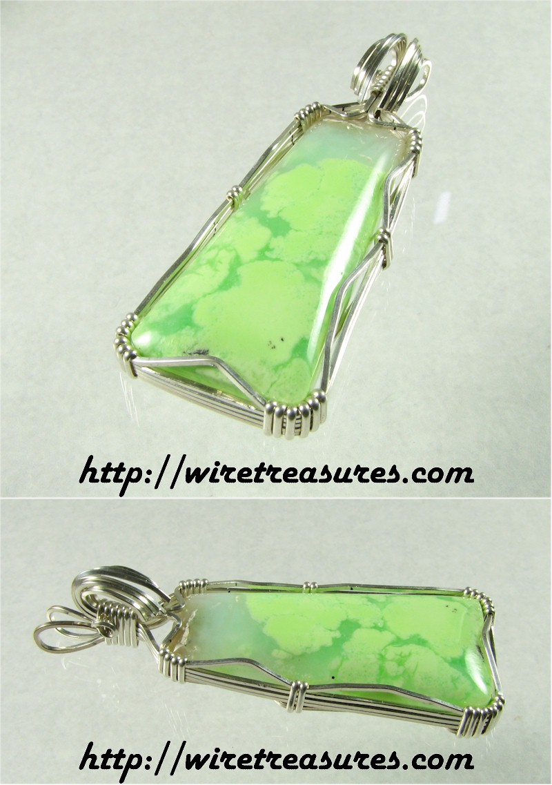 Lemon Variscite Pendant