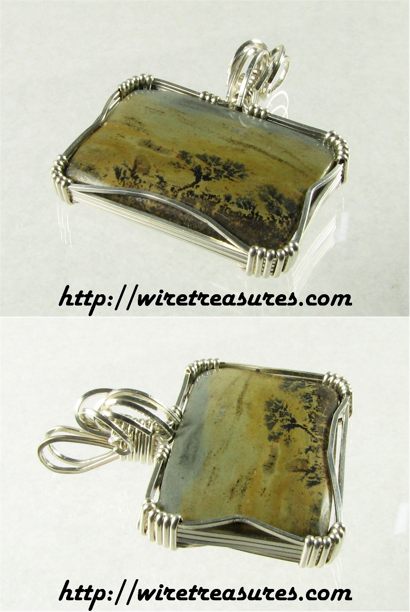 Chinese Picture Jasper Pendant