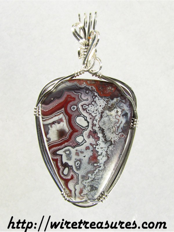 Lace Agate Pendant