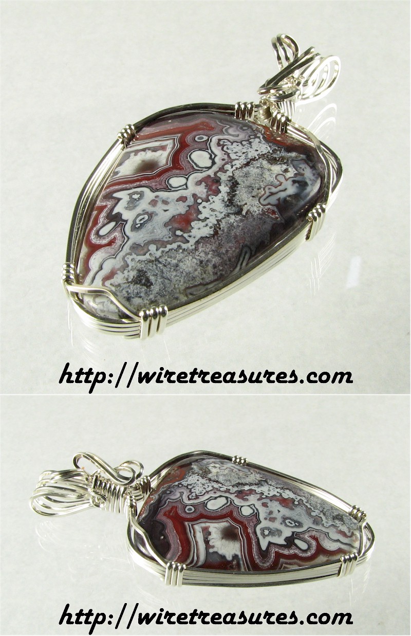 Lace Agate Pendant