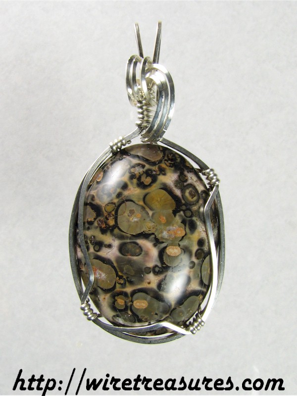 Leopardskin Jasper Pendant