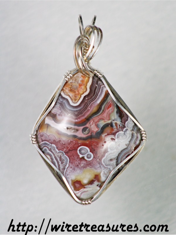 Lace Agate Pendant