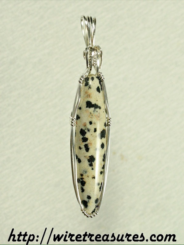 Dalmatian Jasper Pendant