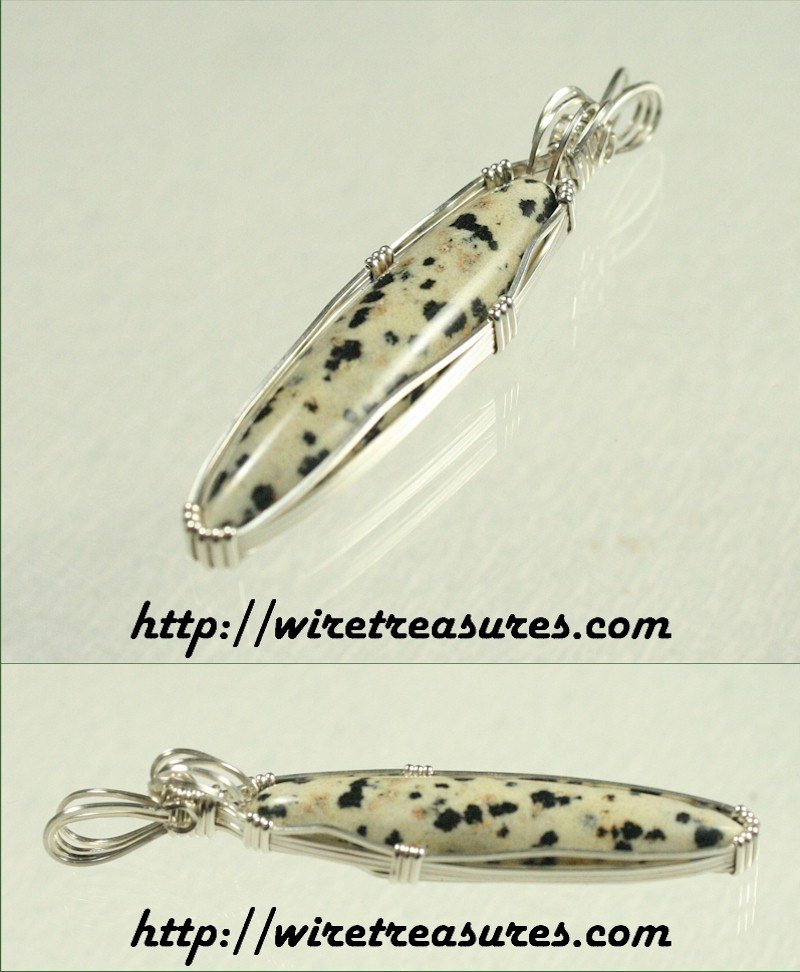 Dalmatian Jasper Pendant