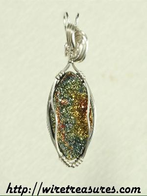 Russian Pyrite Crystals Pendant