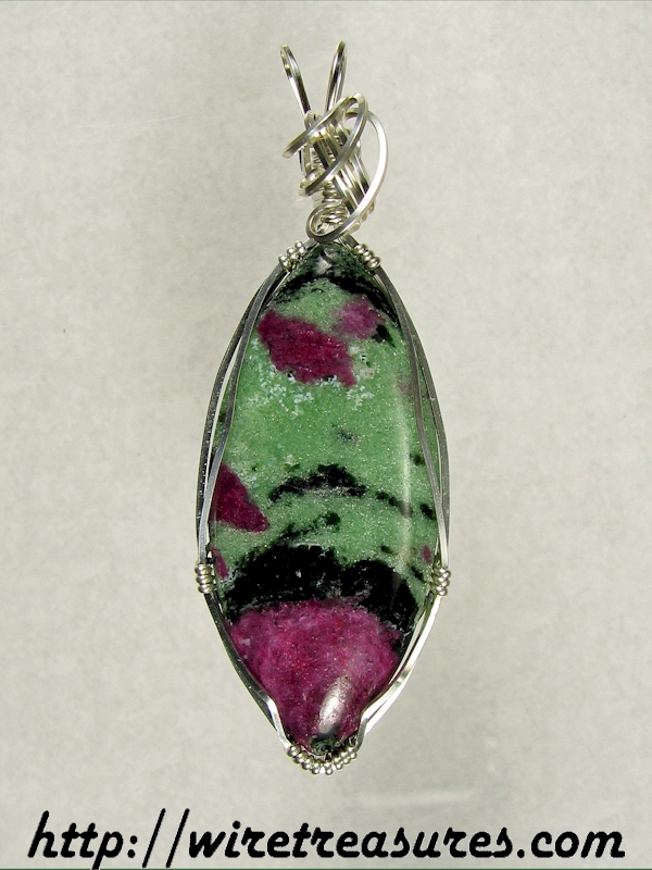 Ruby in Zoisite Pendant