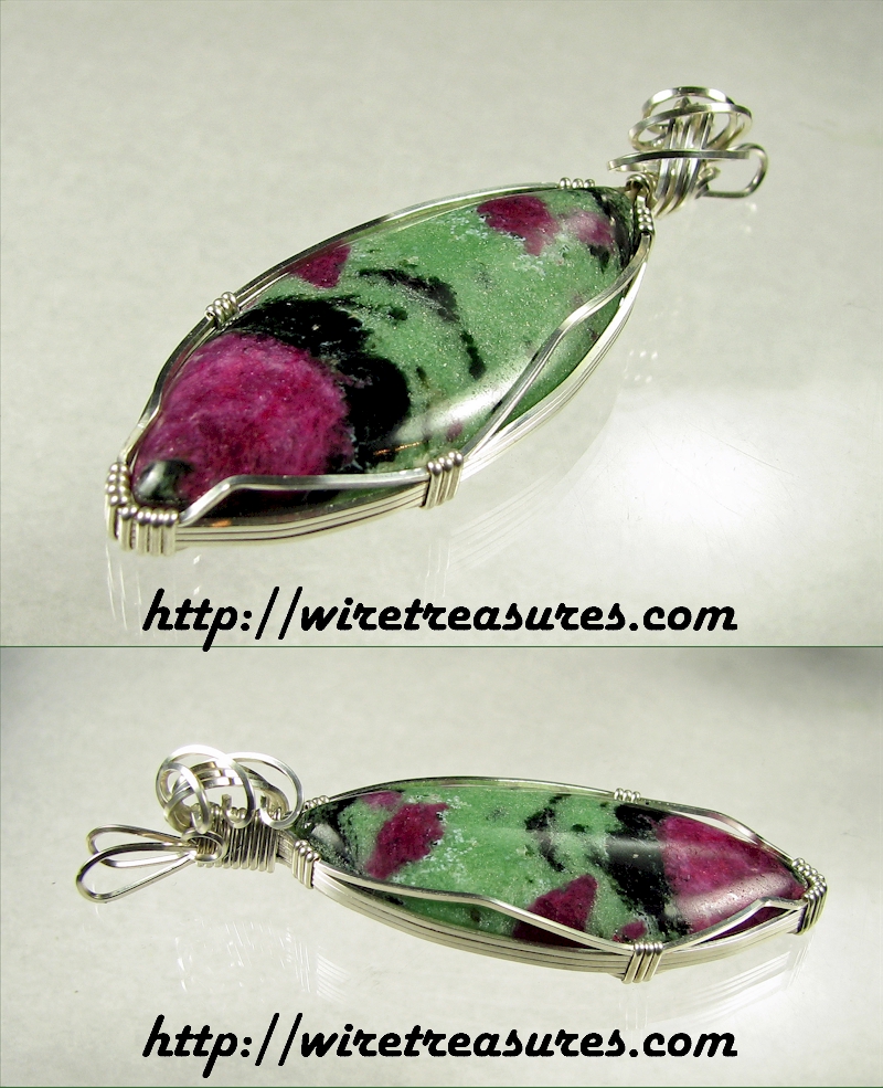 Ruby in Zoisite Pendant