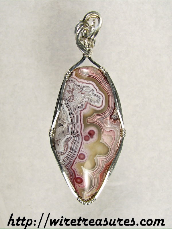 Lace Agate Pendant