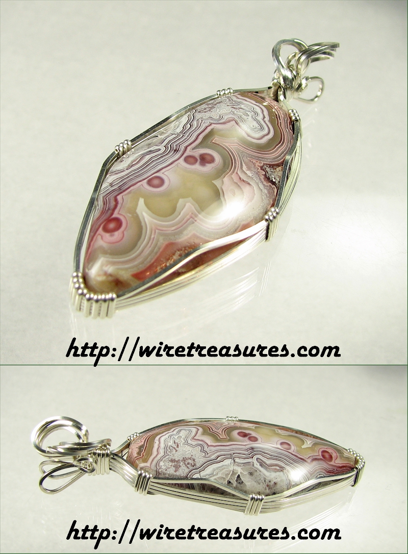 Lace Agate Pendant