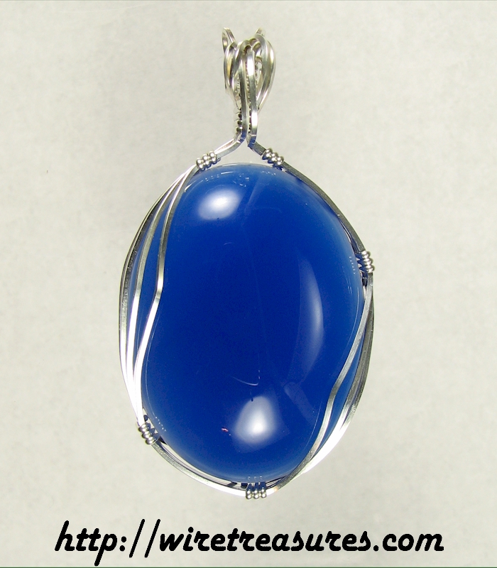 Blue Chalcedony Pendant