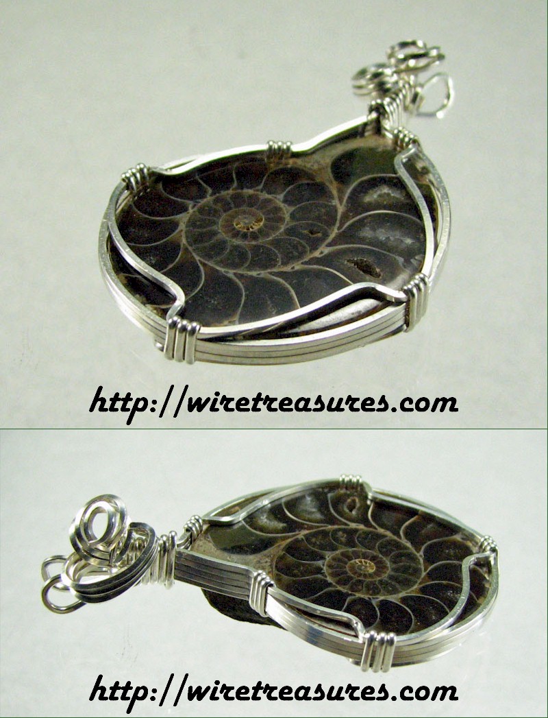 Ammonite Fossil Pendant