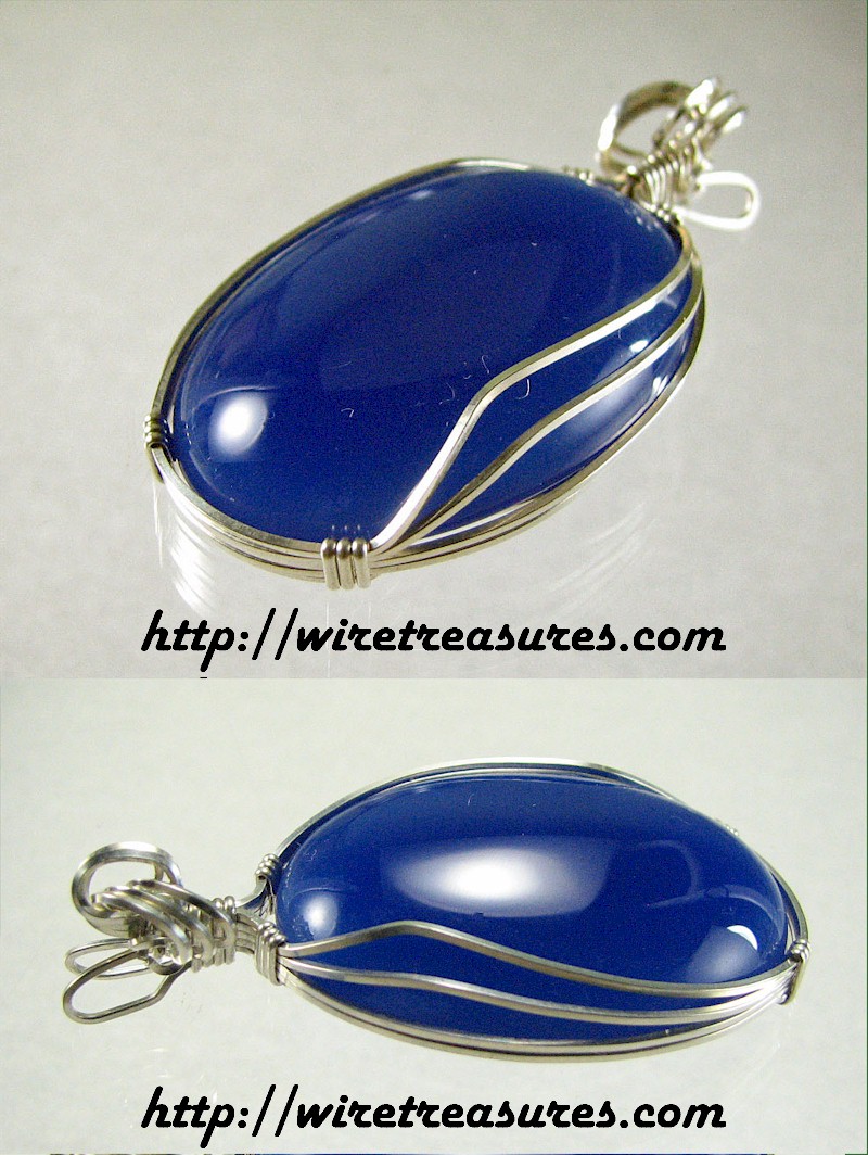 Blue Chalcedony Pendant