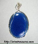 Blue Chalcedony Pendant