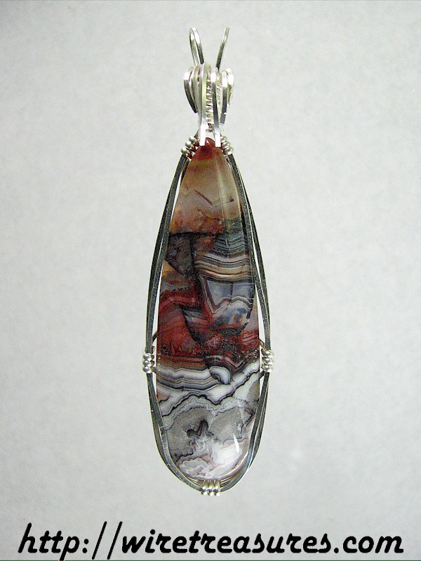 Lace Agate Pendant