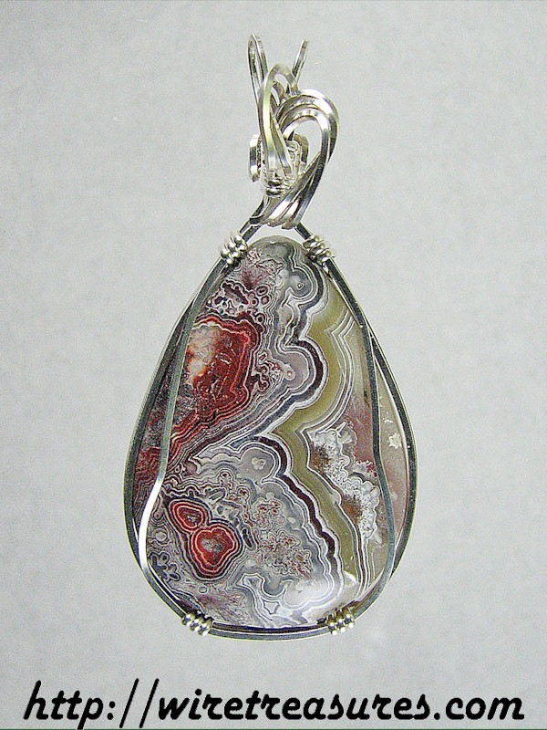 Lace Agate Pendant