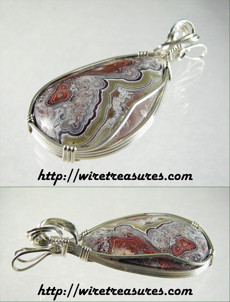 Lace Agate Pendant