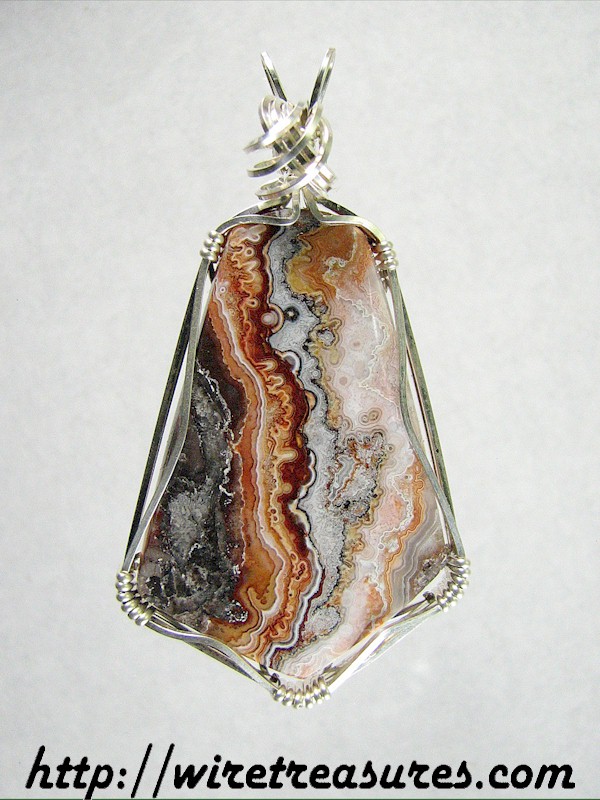 Lace Agate Pendant