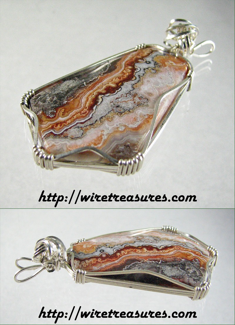 Lace Agate Pendant