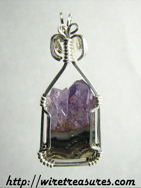 Amethyst Crystals Pendant