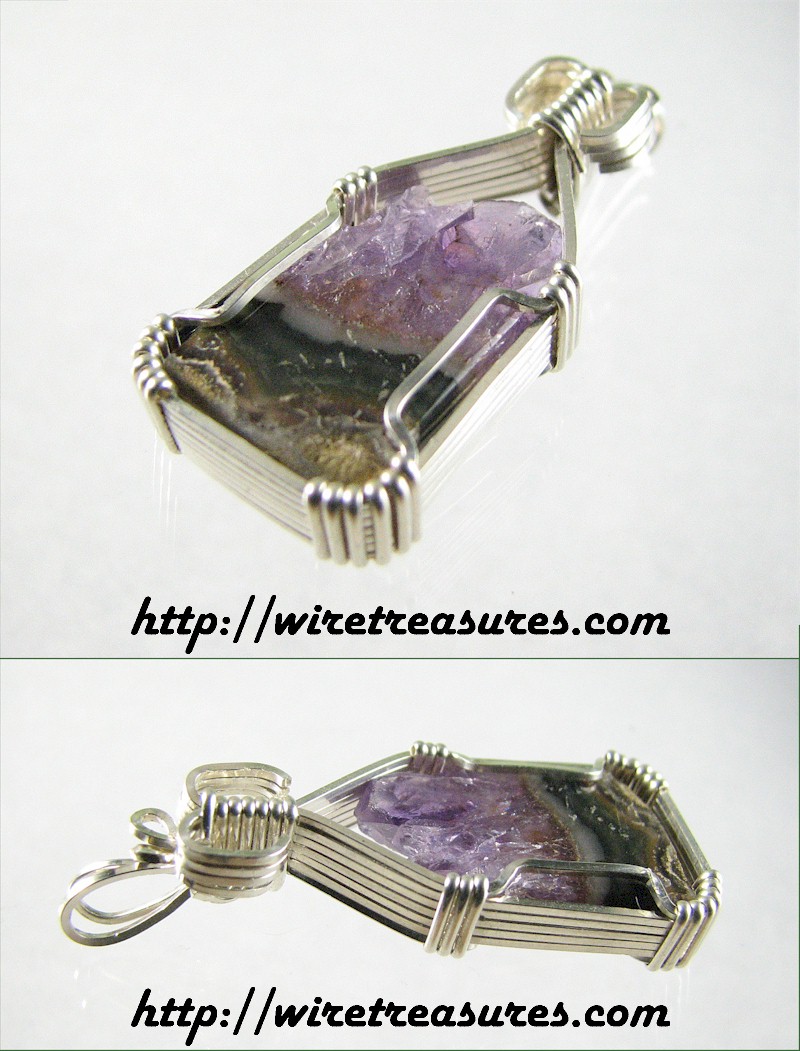 Amethyst Crystals Pendant