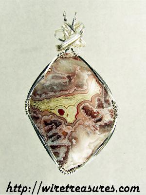 Lace Agate Pendant