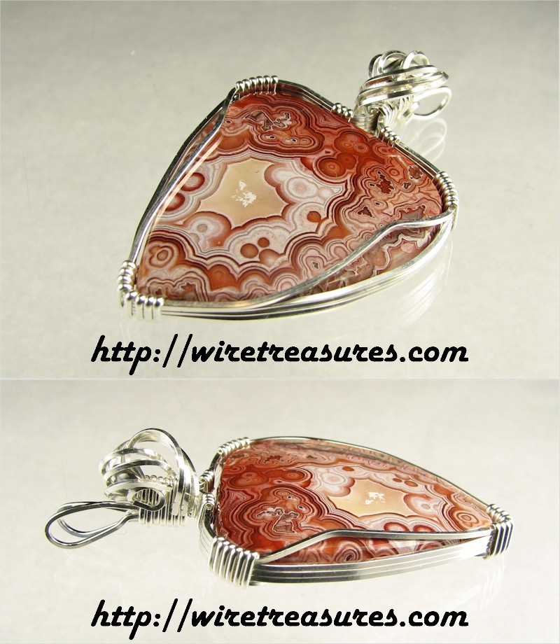 Lace Agate Pendant