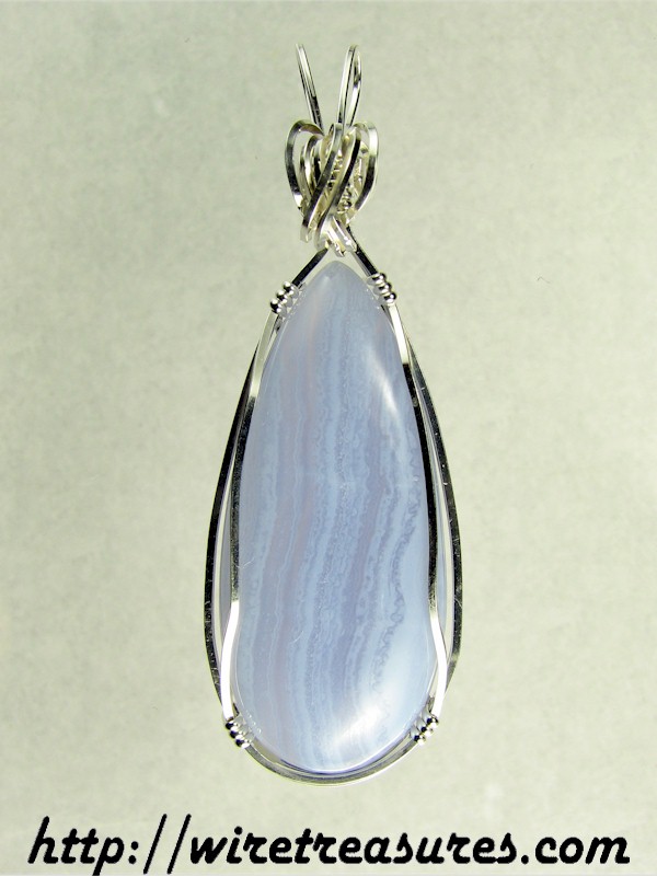 Blue Lace Agate Pendant