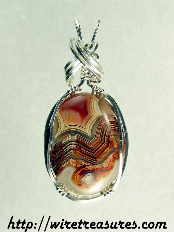 Lace Agate Pendant