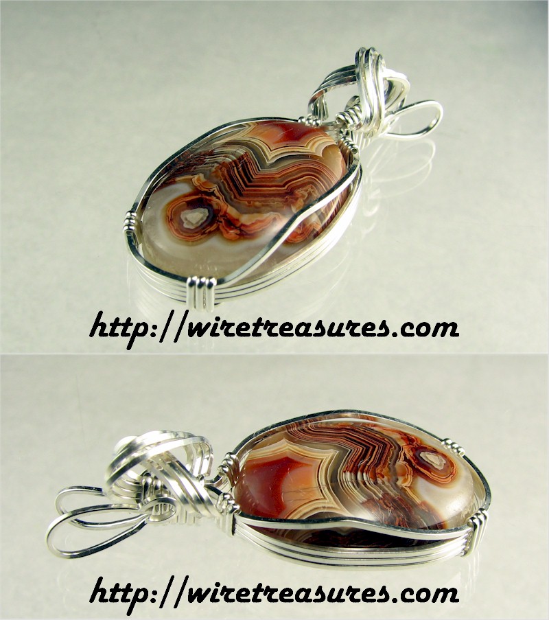 Lace Agate Pendant