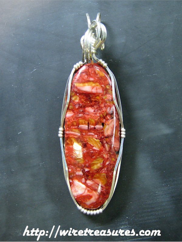 Red Rhyolite Pendant